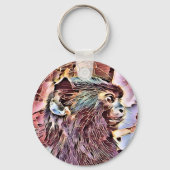 NIEDLICHER KLEINER MONKEY SCHLÜSSELANHÄNGER (Rückseite)