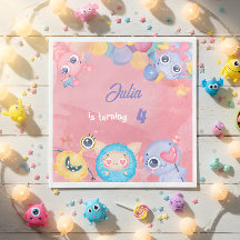 Niedlicher Kleiner Monster-Kindergeburtstag