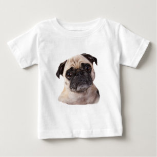 niedlicher kleiner Mopshund Baby T-shirt