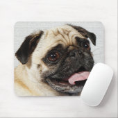 niedlicher kleiner Mopshund Mousepad (Mit Mouse)