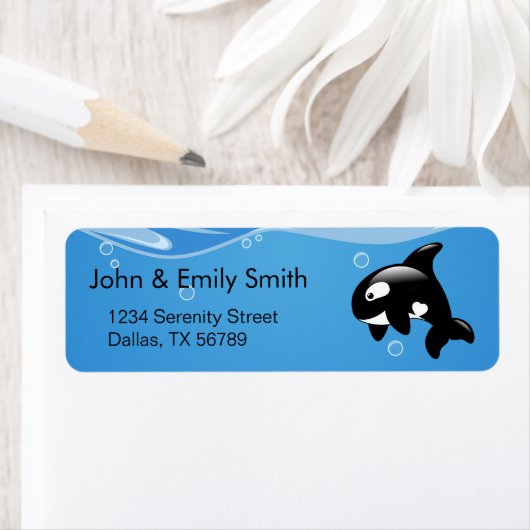 Niedlicher Kleiner Orca Whale (Insitu)