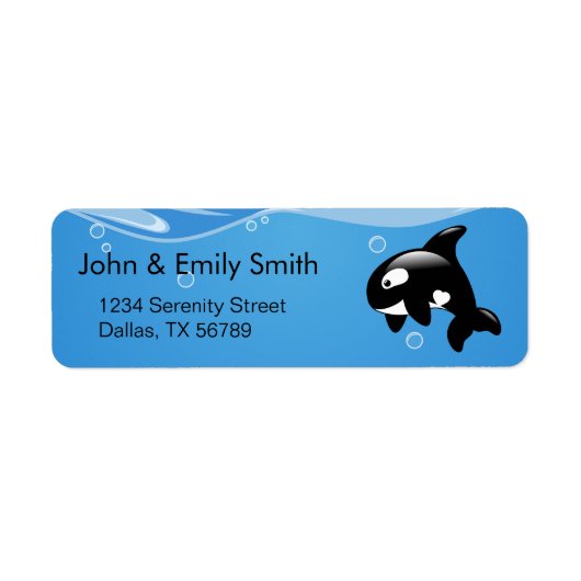 Niedlicher Kleiner Orca Whale (Vorne)