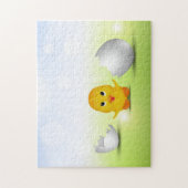 Niedlicher kleiner Osterkick - Puzzle (Vertikal)