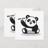 niedlicher kleiner Panda (Vorne/Hinten)