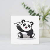 niedlicher kleiner Panda (Stehend Vorderseite)