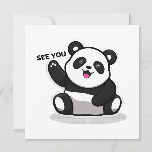 niedlicher kleiner Panda (Vorderseite)