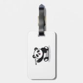 niedlicher kleiner Panda Gepäckanhänger (Rückseite vertikal)