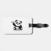 niedlicher kleiner Panda Gepäckanhänger (Rückseite horizontal)