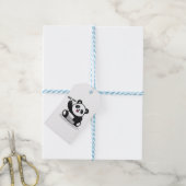 niedlicher kleiner Panda Geschenkanhänger (Mit Garn)