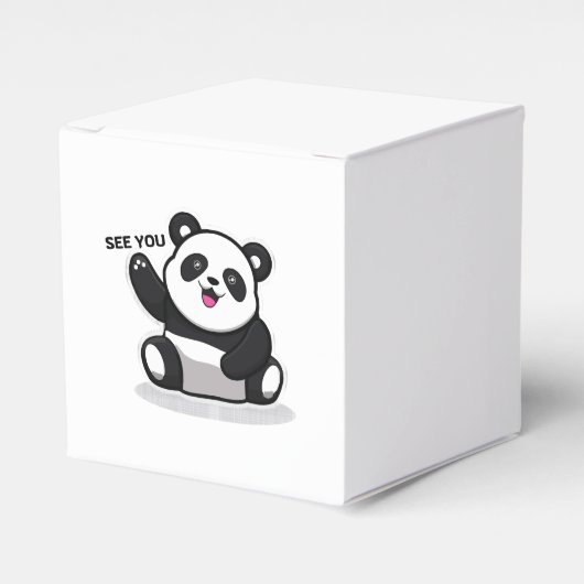 niedlicher kleiner Panda Geschenkschachtel (Vorderseite)