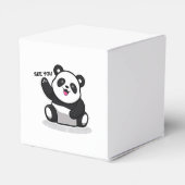 niedlicher kleiner Panda Geschenkschachtel (Rückseite)
