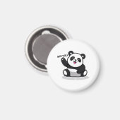 niedlicher kleiner Panda Magnet (Vorderseite/Rückseite)