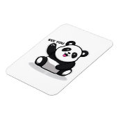 niedlicher kleiner Panda Magnet (Linke Seite)