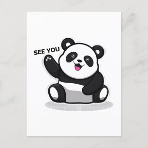 niedlicher kleiner Panda Postkarte
