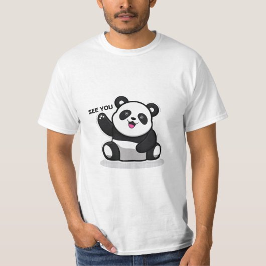 niedlicher kleiner Panda T-Shirt (Vorderseite)