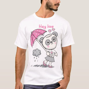 Niedlicher kleiner Panda T-Shirt