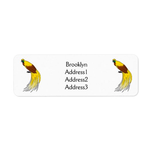 Niedlicher kleiner Paradiesvogel (Vorne)