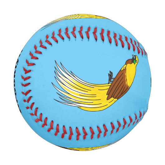 Niedlicher kleiner Paradiesvogel Baseball (Vorderseite Links)