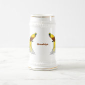 Niedlicher kleiner Paradiesvogel Bierglas (Mittel)