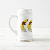 Niedlicher kleiner Paradiesvogel Bierglas (Links)