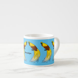 Niedlicher kleiner Paradiesvogel Espressotasse
