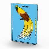 Niedlicher kleiner Paradiesvogel Fotoblock (Rechts)