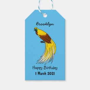 Niedlicher kleiner Paradiesvogel Geschenkanhänger