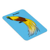 Niedlicher kleiner Paradiesvogel Magnet (Rechte Seite)