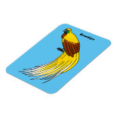 Niedlicher kleiner Paradiesvogel Magnet (Linke Seite)