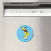 Niedlicher kleiner Paradiesvogel Magnet (In Situ (Geschirrspüler))