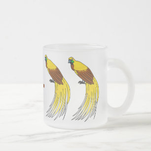 Niedlicher kleiner Paradiesvogel Mattglastasse