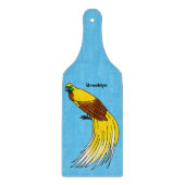 Niedlicher kleiner Paradiesvogel Schneidebrett (Vorderseite)