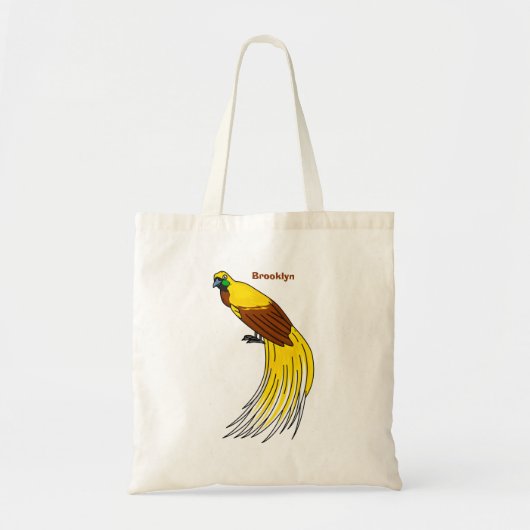 Niedlicher kleiner Paradiesvogel Tragetasche (Vorne)