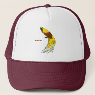 Niedlicher kleiner Paradiesvogel Truckerkappe