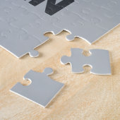 Niedlicher kleiner Polarbär mit Personalisiertem N Puzzle (Seite)