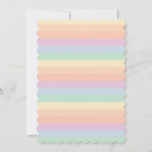 Niedlicher kleiner Ray des Sonnenscheins zum erste Einladung (Rückseite)