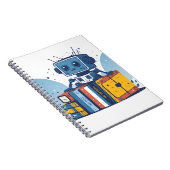 niedlicher kleiner Roboter IA und Bücher 2 (Rechte Seite)