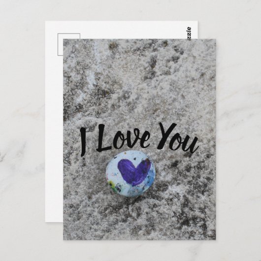 Niedlicher Kleiner Rock I Liebe Ihr Herz Postkarte (Vorne/Hinten)