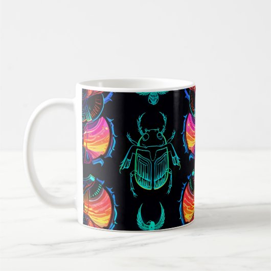 Niedlicher kleiner Scarab Kaffeetasse (Links)