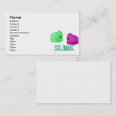 niedlicher kleiner Schleim Visitenkarte (Vorne/Hinten)