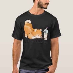Niedlicher kleiner Shiba braucht mehr Boba T-Shirt