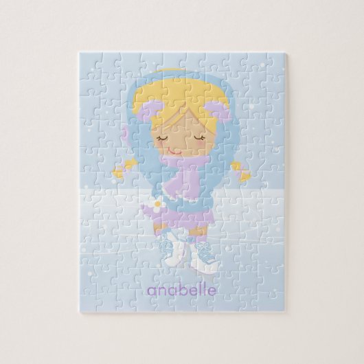 Niedlicher kleiner Skater Puzzle (Vertikal)