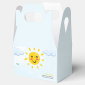 Niedlicher kleiner Sonnenschein-Babydusche Geschenkschachtel (Geöffnet)