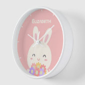 Niedlicher kleiner, sonniger Cartoon & Blume für M Uhr (Winkel)