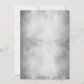 Niedlicher kleiner Stern ist Geborene Wolken Gebur Einladung (Rückseite)