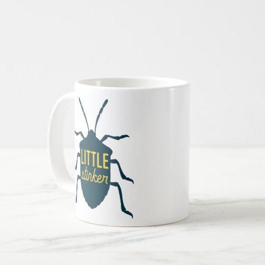 Niedlicher kleiner Stinker Kaffeetasse (Vorderseite Links)