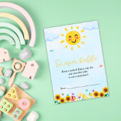 Niedlicher kleiner Strahl von Sunshine Baby Shower Begleitkarte