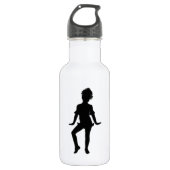 Niedlicher kleiner Tänzer Edelstahlflasche (Vorderseite)