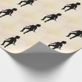 Niedlicher kleiner Tänzer Mellow Yellow Geschenkpapier (Ecke)