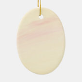 Niedlicher kleiner Tänzer Mellow Yellow Keramik Ornament (Hinten)